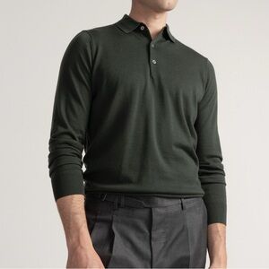 Elegant Forest Green Polo for Men